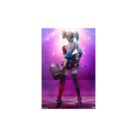 Sideshow Dc Comics Premium Format - Harley Quinn Hell on Wheels - preventa-JuguetesSol-Lo nuevo