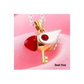 Cadena y Dije Sakura Card Captor Seal Key-JuguetesSol-Anime