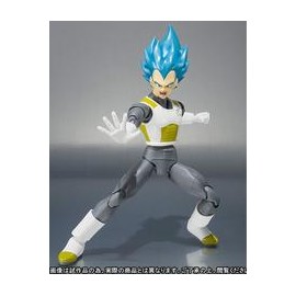 BANDAI S.H. FIGUARTS DRAGON BALL - VEGETA SSJ GOD SSJ-JuguetesSol-Anime