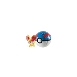 TOMY POKEMON THROW AND POP FENNEKIN GREAT BALL-JuguetesSol-Anime