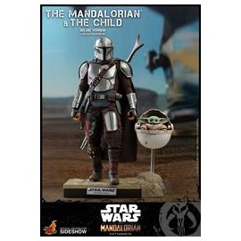 Hot Toys The Mandalorian - The Mandalorian and The Child (Deluxe) 1/6 Preventa-JuguetesSol-Lo nuevo