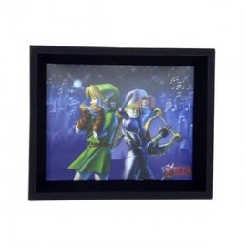 CUADRO LENTICULAR ZELDA CANCIÓN - PALADONE-JuguetesSol-Coleccionables