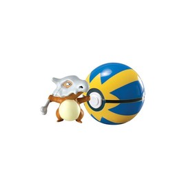 TOMY POKEMON CLIP AND CARRY CUBONE QUICK BALL-JuguetesSol-Coleccionables