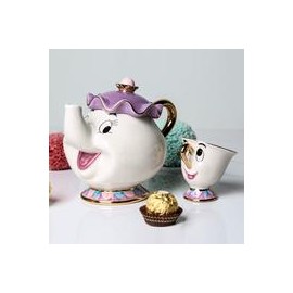 Set Tetera y Taza La Bella y La Bestia - Sra. Potts & Chip-JuguetesSol-Lo nuevo