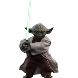 Hot Toys Ep II: Attack of the Clones - Yoda Preventa-JuguetesSol-Figuras Premium