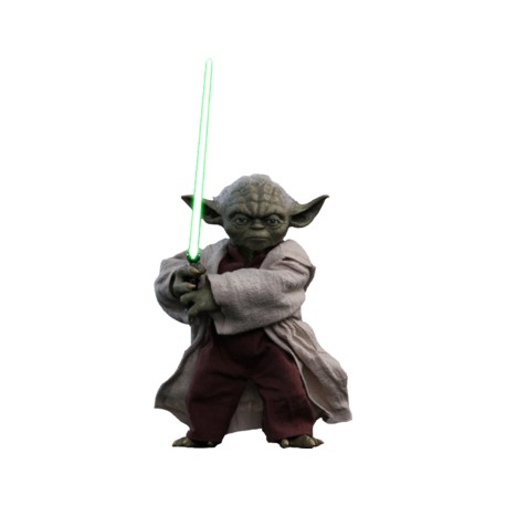 Hot Toys Ep II: Attack of the Clones - Yoda Preventa-JuguetesSol-Figuras Premium