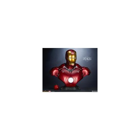 Sideshow Marvel Life Size Bust - Iron Man - preventa-JuguetesSol-Figuras Premium