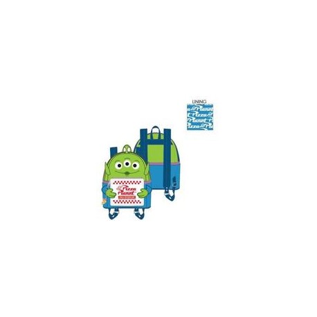Loungefly Disney Toy Story Mochila  Pizza Planeta Alien-JuguetesSol-Lo nuevo