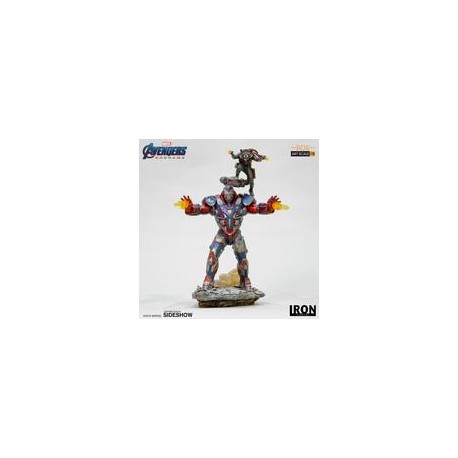 Iron Studios Avengers: Endgame Statue - Iron Patriot & Rocket - preventa-JuguetesSol-Marvel