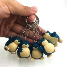 Keychain Pokemon - Snorlax 5 pcs-JuguetesSol-Lo nuevo