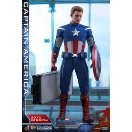 Sideshow Avengers: Endgame Hot Toys - Captain America (2012 Version) - preventa-JuguetesSol-Marvel