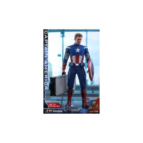 Sideshow Avengers: Endgame Hot Toys - Captain America (2012 Version) - preventa-JuguetesSol-Marvel