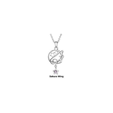 Cadena y Dije Sakura Card Captor Sakura Wing-JuguetesSol-Lo nuevo