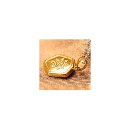 Colgante Digimon Adventure Escudo Wagreymon (Dorado)-JuguetesSol-Lo nuevo