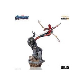 IRON Studios: Avengers Endgame - Iron Spider Vs Outrider Escala 1/10 - preventa-JuguetesSol-Marvel