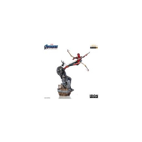 IRON Studios: Avengers Endgame - Iron Spider Vs Outrider Escala 1/10 - preventa-JuguetesSol-Marvel