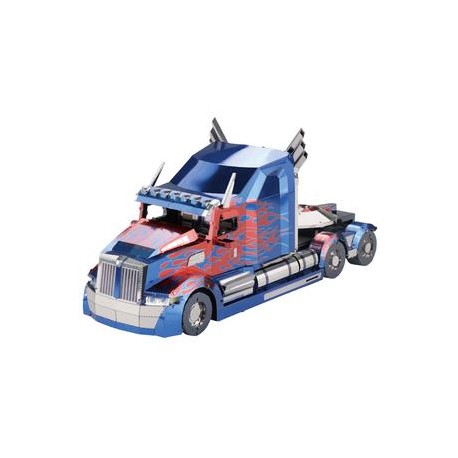MU 3D Metal Model Kits Transformers - Optimus Prime Truck-JuguetesSol-Lo nuevo