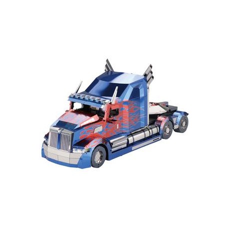 MU 3D Metal Model Kits Transformers - Optimus Prime Truck-JuguetesSol-Transformers