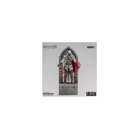 Iron Studios Assassin's Creed II Statue - Ezio Auditore Deluxe-JuguetesSol-Lo nuevo