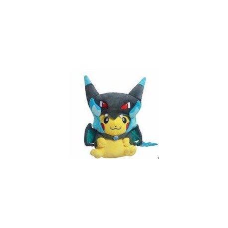 Pokemon Peluche Pikachu Disfraz Mega Charizard X-JuguetesSol-Lo nuevo