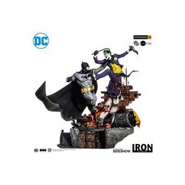 Sideshow Dc Comics Sixth Scale Diorama - Batman vs The Joker - preventa-JuguetesSol-Lo nuevo