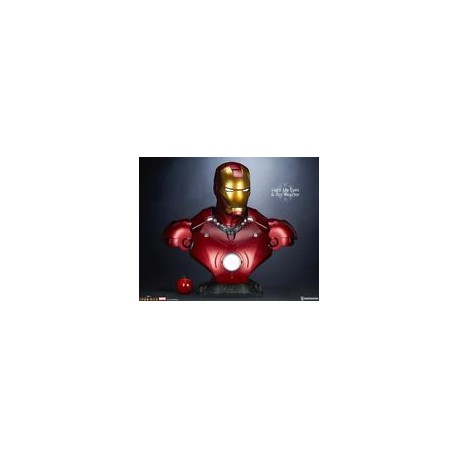 Sideshow Marvel Life Size Bust - Iron Man - preventa-JuguetesSol-Lo nuevo