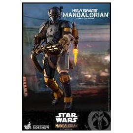 Sideshow Star Wars Hot Toys - Heavy Infantry Mandalorian - preventa-JuguetesSol-Lo nuevo