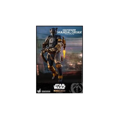 Sideshow Star Wars Hot Toys - Heavy Infantry Mandalorian - preventa-JuguetesSol-Lo nuevo