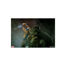 Sideshow Maquette - Hulk and Wolverine Preventa-JuguetesSol-Lo nuevo