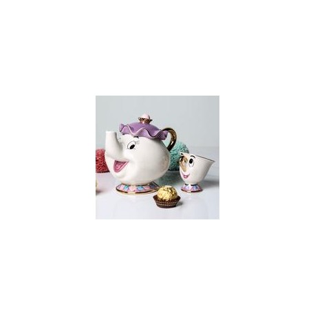 Set Tetera y Taza La Bella y La Bestia - Sra. Potts & Chip-JuguetesSol-Lo nuevo