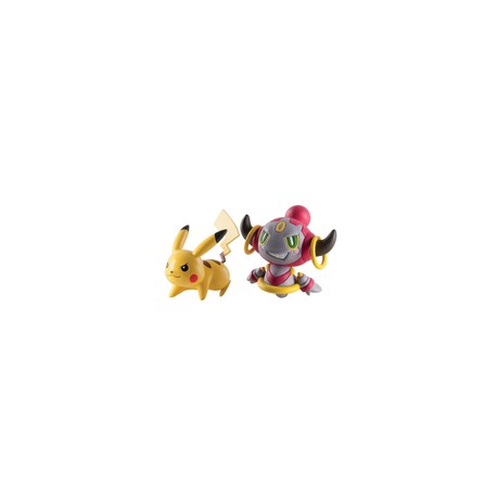 TOMY POKEMON FIGURE BASIC PIKACHU VS HOOPA-JuguetesSol-TOMY