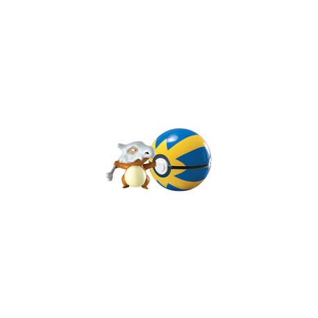 TOMY POKEMON CLIP AND CARRY CUBONE QUICK BALL-JuguetesSol-TOMY