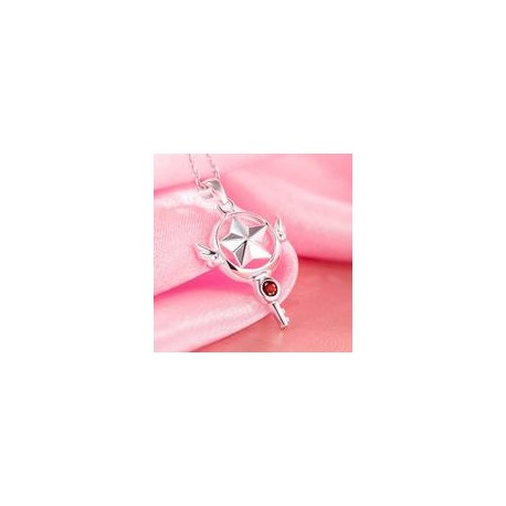 Cadena y Dije Sakura Card Captor Silver Star Key-JuguetesSol-Lo nuevo