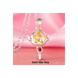 Cadena y Dije Sakura Card Captor Gold Star Key-JuguetesSol-Lo nuevo