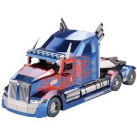 MU 3D Metal Model Kits Transformers - Optimus Prime Truck-JuguetesSol-Transformers