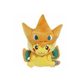 Pokemon Peluche Pikachu Disfraz Mega Charizard Y-JuguetesSol-Lo nuevo