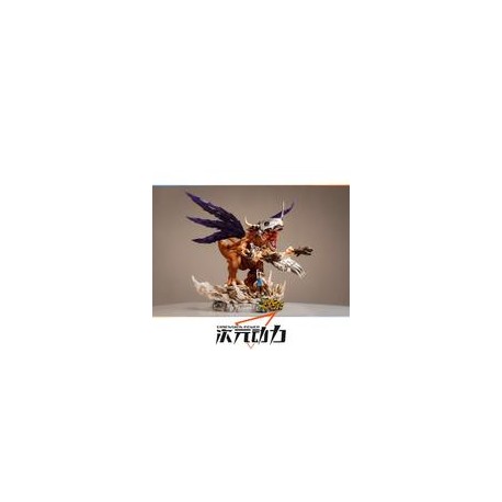 Dimension Power Studio Digimon Adventure - Metal Greymon (Resin Statue)-JuguetesSol-Lo nuevo