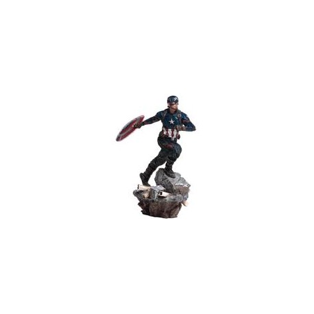 IRON Studios: Avengers Endgame - Capitan America Deluxe Escala 1/10 - preventa-JuguetesSol-Lo nuevo