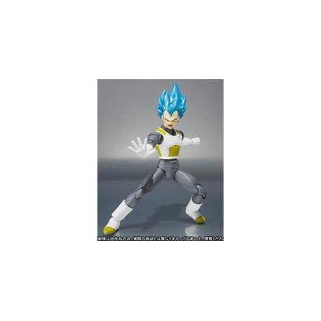 BANDAI S.H. FIGUARTS DRAGON BALL - VEGETA SSJ GOD SSJ-JuguetesSol-Lo nuevo