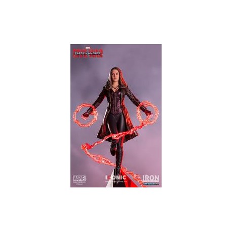 Iron Studios Scarlet Witch 1/10 - Captain America: Civil War-JuguetesSol-Lo nuevo