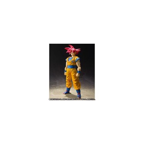 BANDAI Dragon Ball SUPER S.H. Figuarts Super Saiyan God Son Goku-JuguetesSol-Lo nuevo