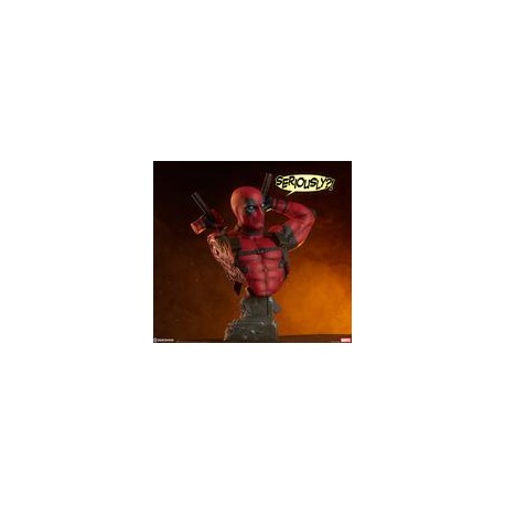 Sideshow Deadpool Bust - Deadpool - preventa-JuguetesSol-Marvel