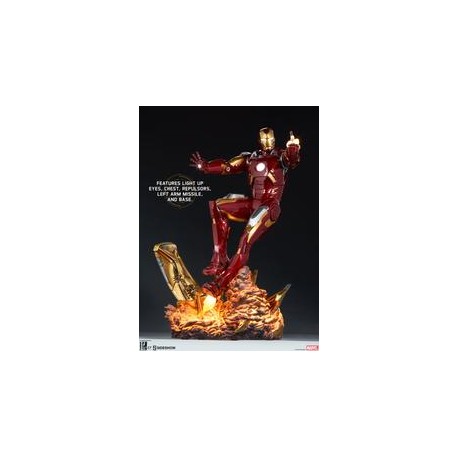 Sideshow Marvel Maquette - Iron Man - preventa-JuguetesSol-Marvel