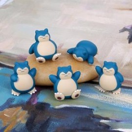 Gashapon Pokemon - Snorlax 5pcs-JuguetesSol-Lo nuevo