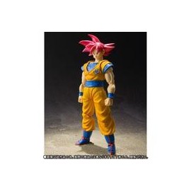 BANDAI Dragon Ball SUPER S.H. Figuarts Super Saiyan God Son Goku-JuguetesSol-Bandai