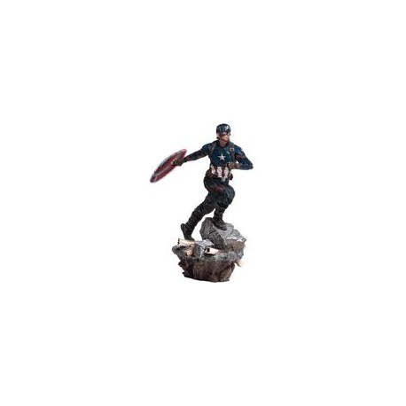 IRON Studios: Avengers Endgame - Capitan America Deluxe Escala 1/10 - preventa-JuguetesSol-Marvel